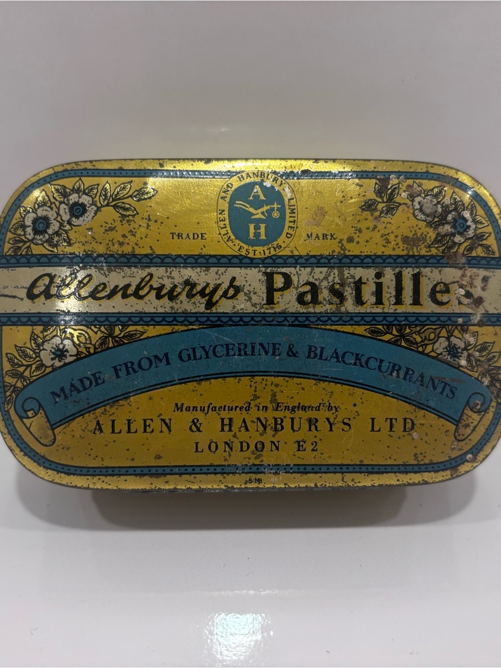 Stanley Yellow and Blue Floral Pastilles Tin